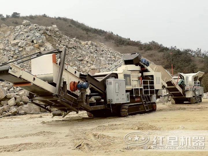 建筑垃圾破碎現場，選好設備收益更高